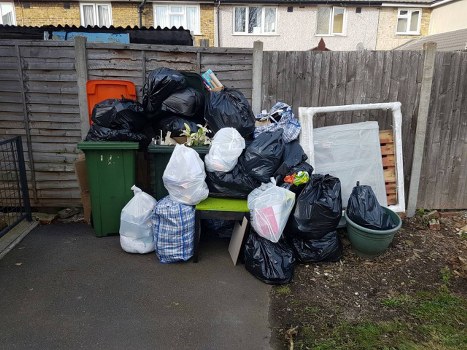 North West London garage with cleared and organized space