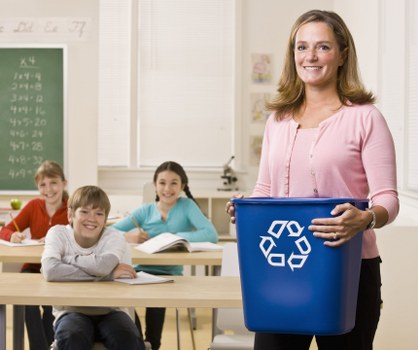 Recycling containers for construction debris